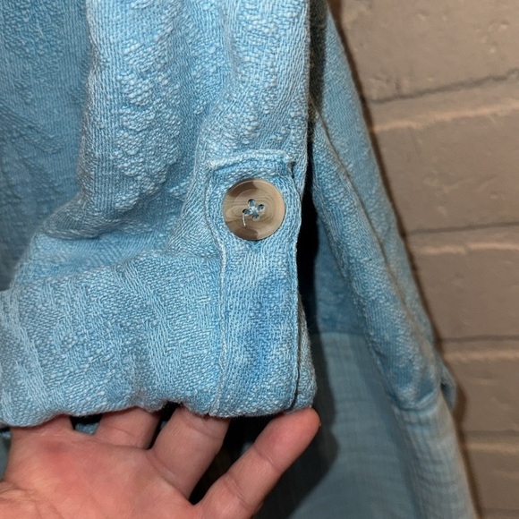 Soft Surroundings jacket Urban Escape Topper Top Tunic
Meadowbrook Button Pocket - Picture 3 of 5